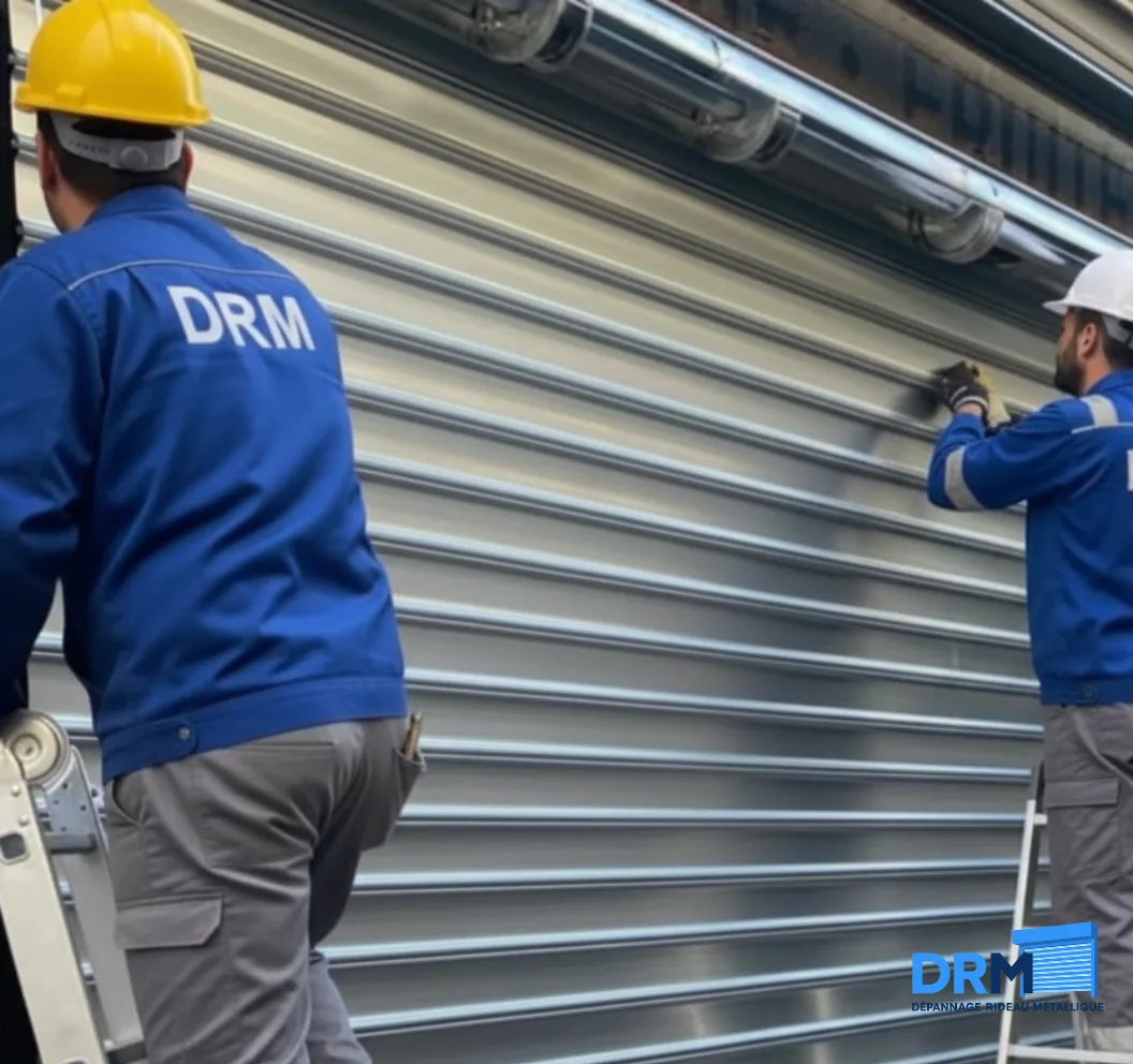 Depannage de rideau metallique a Narbonne Technicien DRM en intervention a Narbonne